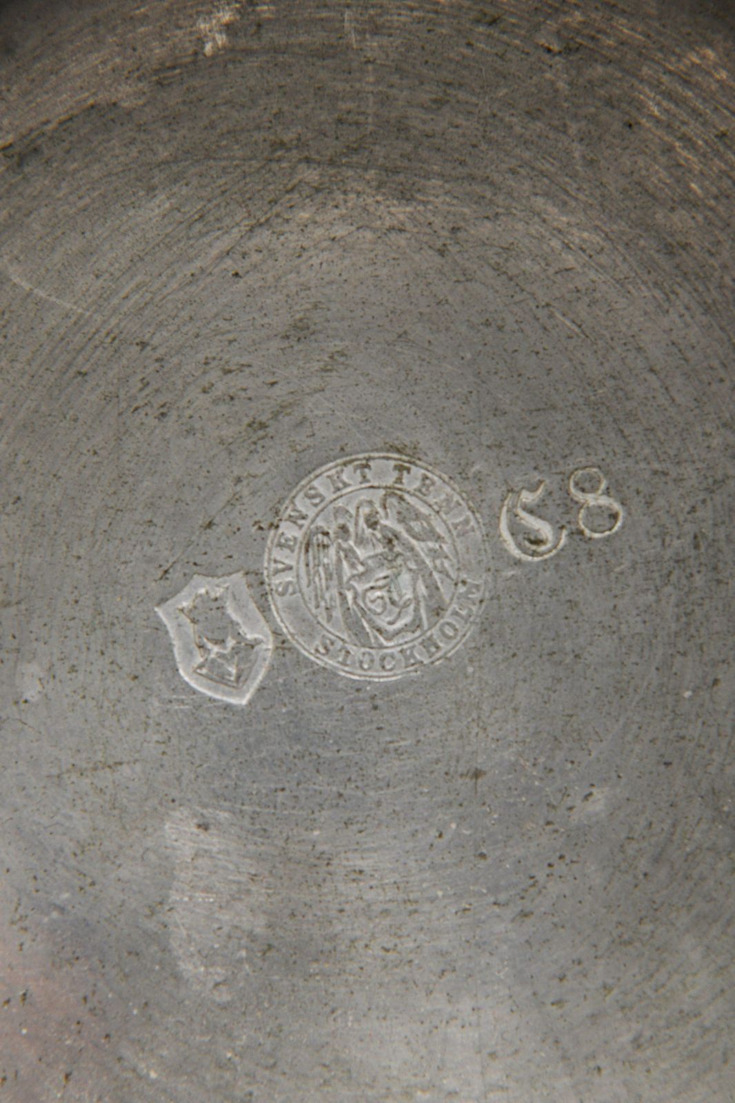 Vase In Pewter And Brass By Nils Fougstedt, 1929 photo 6370.0