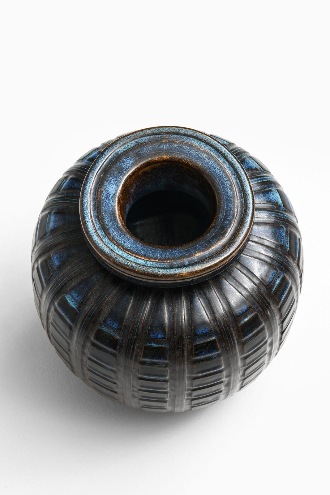 Wilhelm Kåge Vase Model Farsta Produced By Gustavsberg In Sweden photo buy