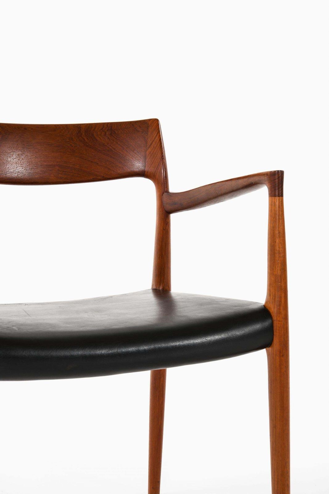 Niels Otto Møller Armchair Model 57 By J.L Møllers Møbelfabrik In Denmark photo for sale