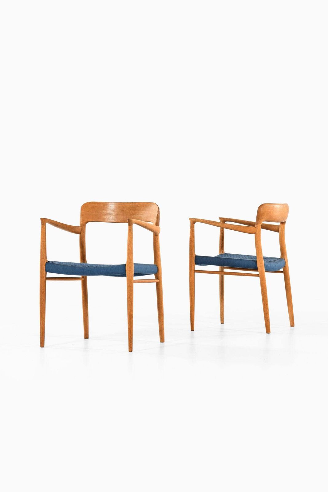 Niels Otto Møller Armchairs Model 56 Produced By J.L Møllers Møbelfabrik photo furniture