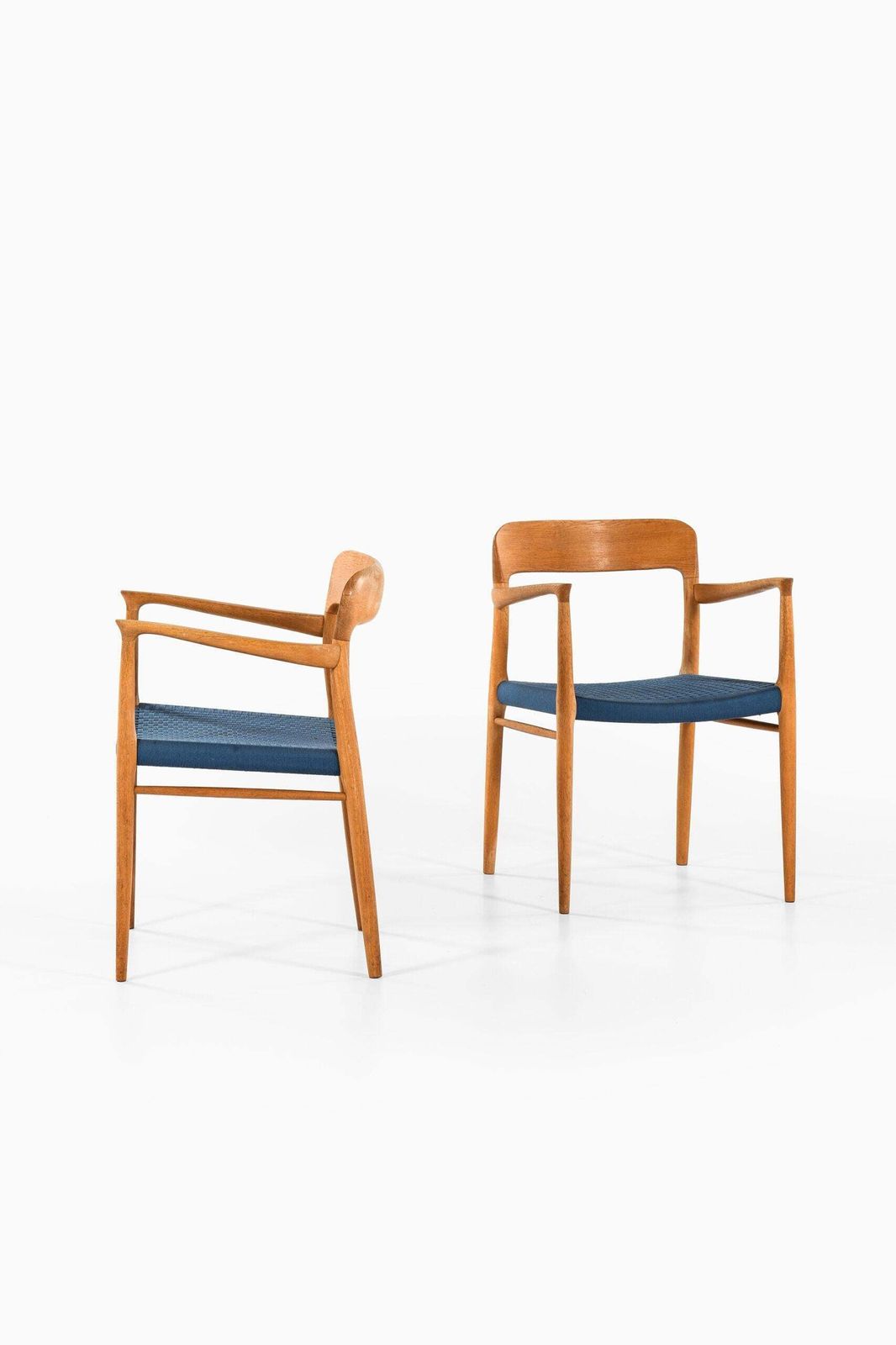 Niels Otto Møller Armchairs Model 56 Produced By J.L Møllers Møbelfabrik photo 2973.0