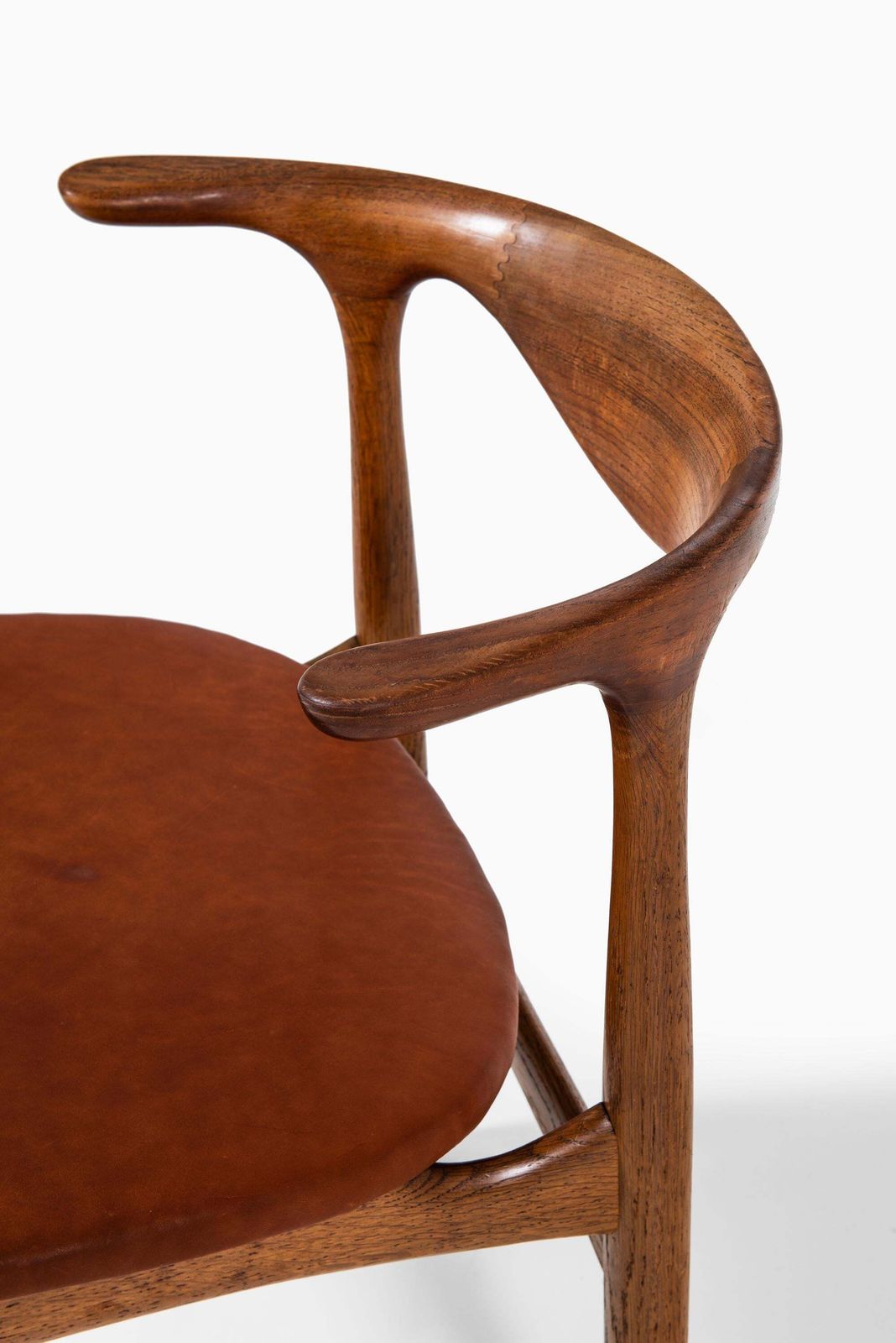 Knud Færch Cowhorn Armchair By Slagelse Møbelfabrik In Denmark photo Furniture