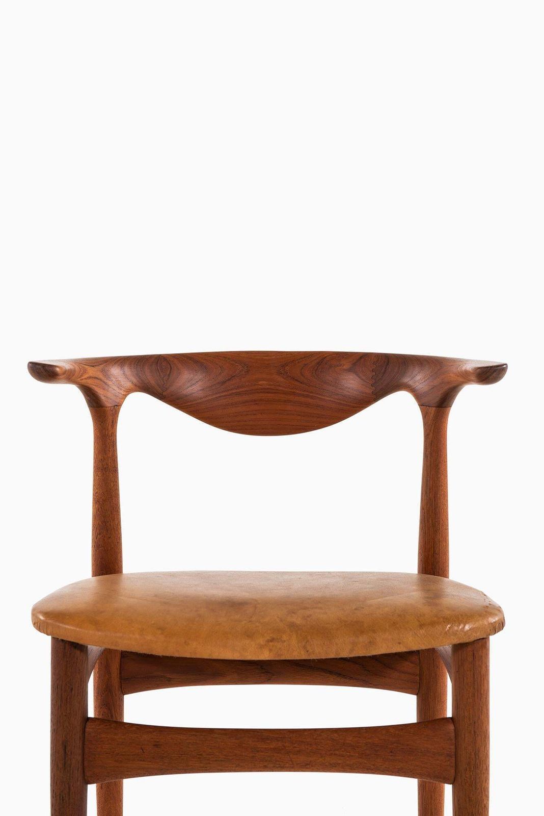 Knud Færch Cowhorn Armchairs By Slagelse Møbelfabrik In Denmark photo furniture