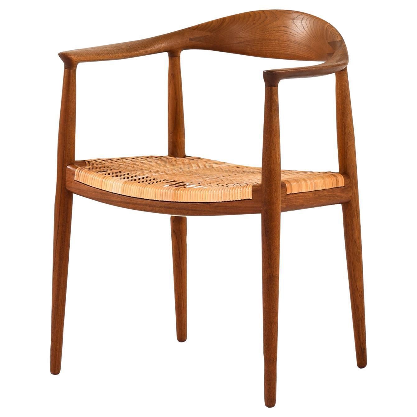 Hans Wegner Armchair Model Jh 501 / The Chair By Johannes Hansen In Denmark