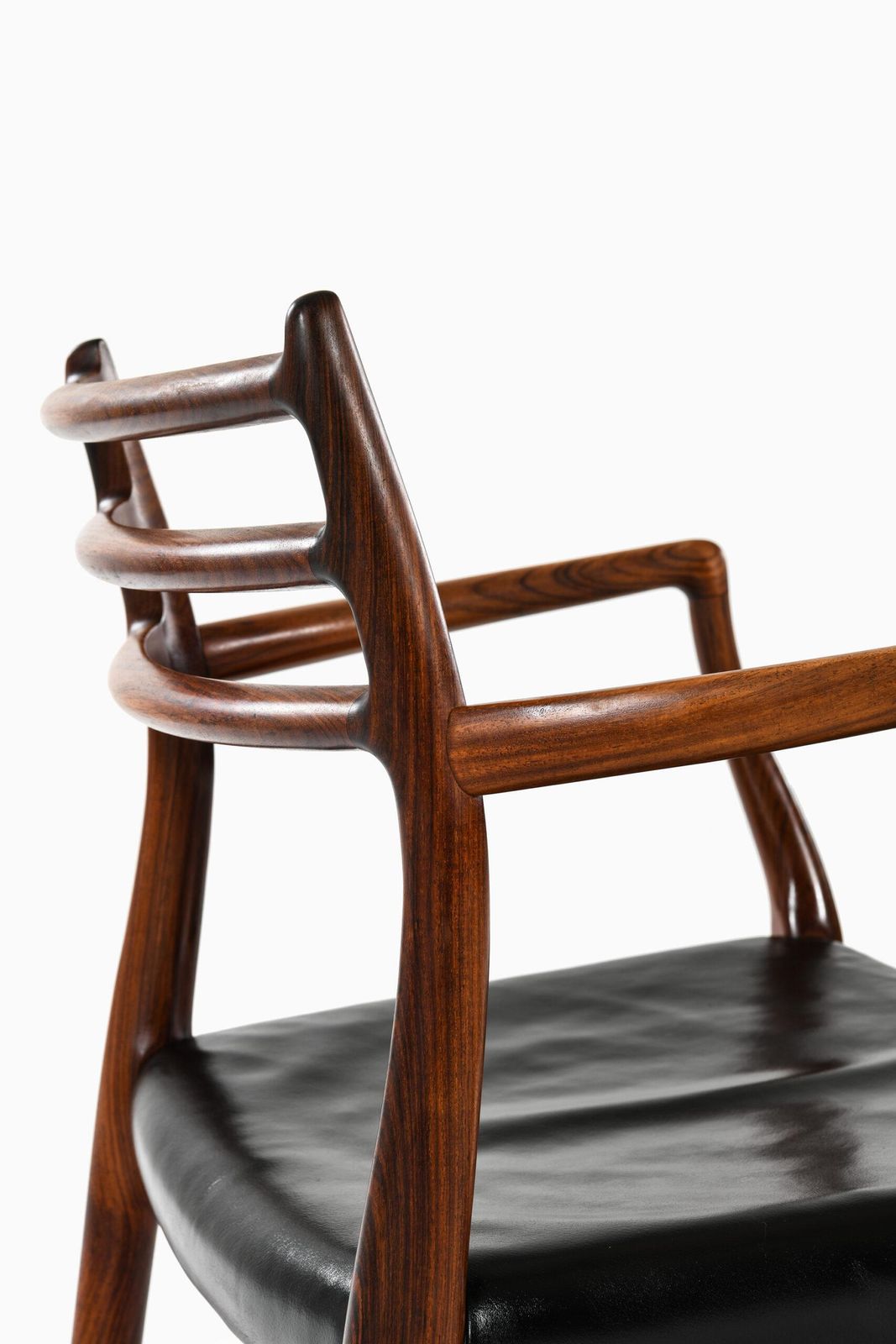 Niels Otto Møller Armchair Model 62 Produced By J.L Møllers Møbelfabrik photo 8069.0