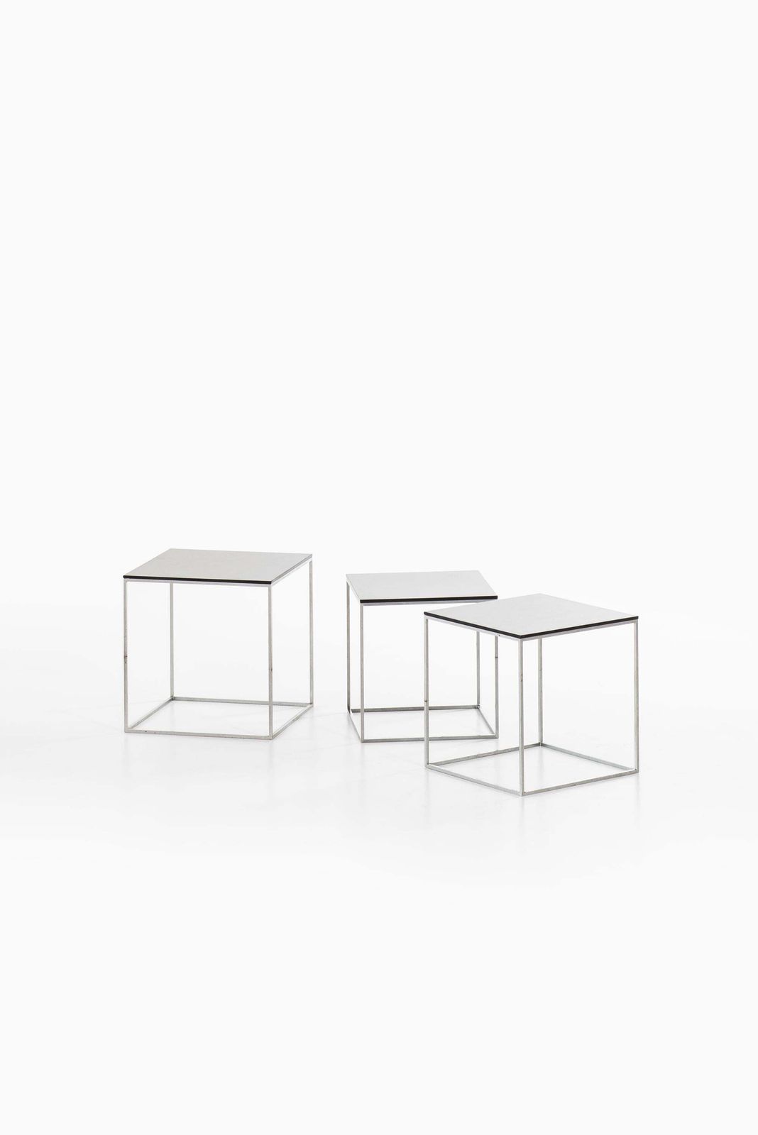 Poul Kjærholm Pk 71 Nesting Tables By E. Kold Christensen In Denmark photo Furniture