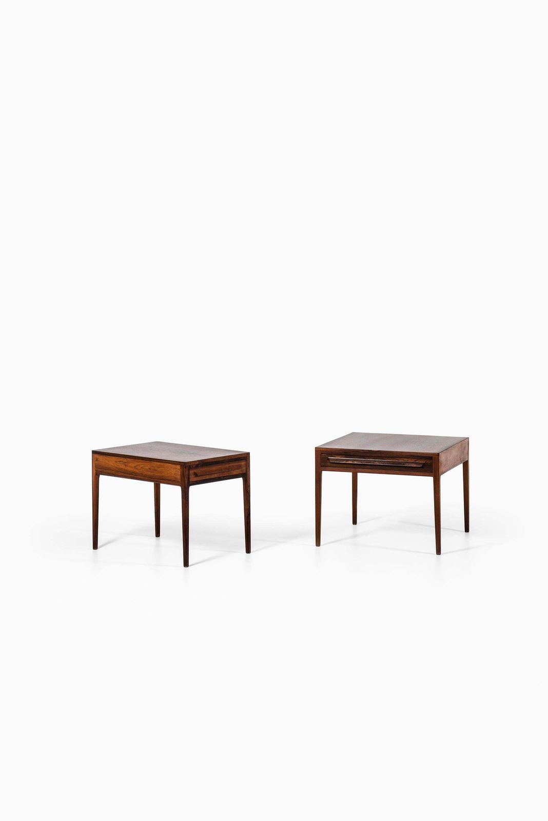 Side Table With Drawer By O.O. Rykken & Co. Møbelfabrik In Norway photo vintage