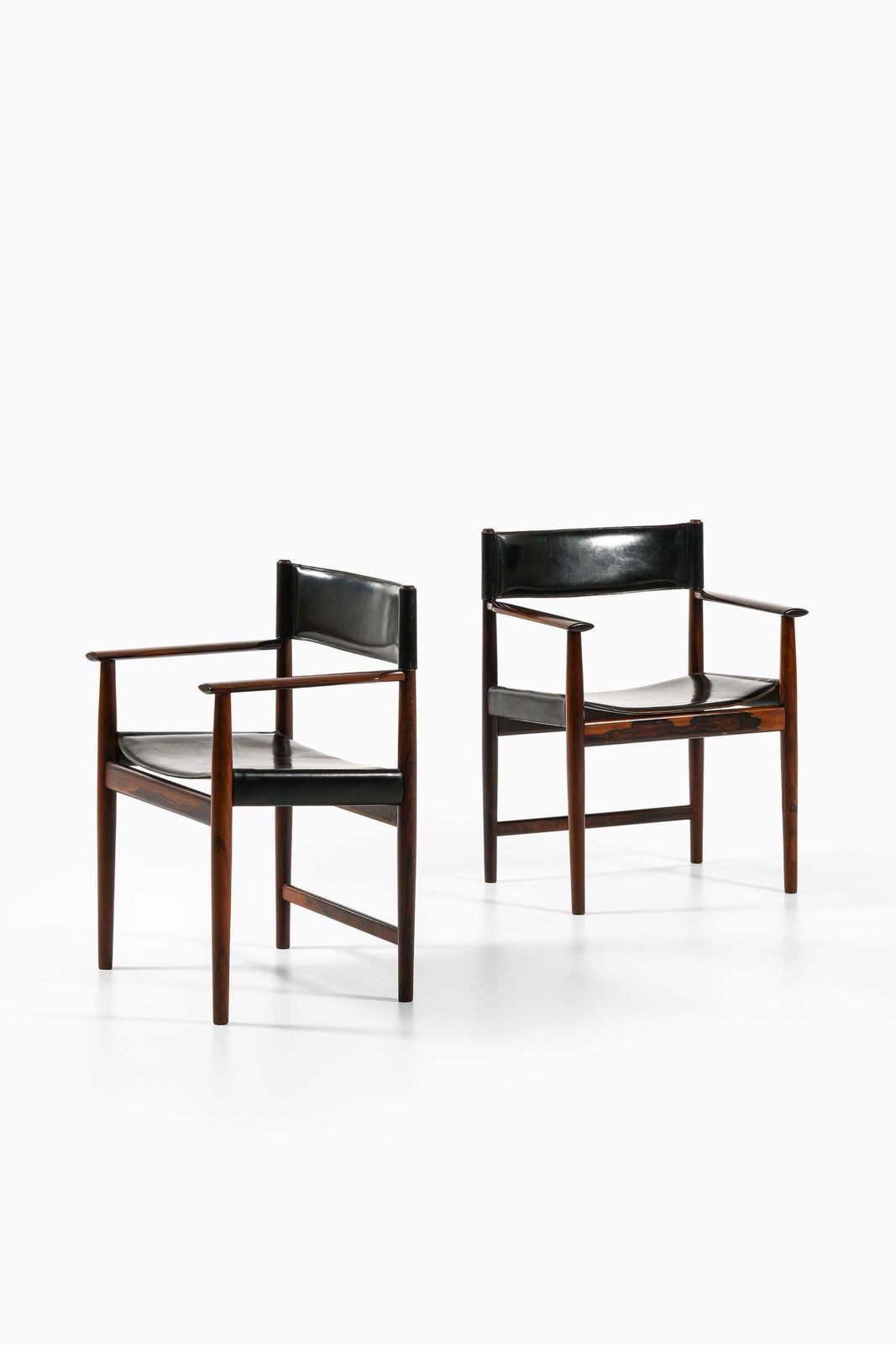 Kurt østervig Set Of 8 Dining Chairs In Rosewood And Leather, Denmark 1960s photo 16562.0