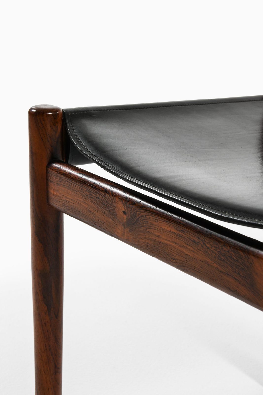 Kurt østervig Set Of 8 Dining Chairs In Rosewood And Leather, Denmark 1960s photo vinterior