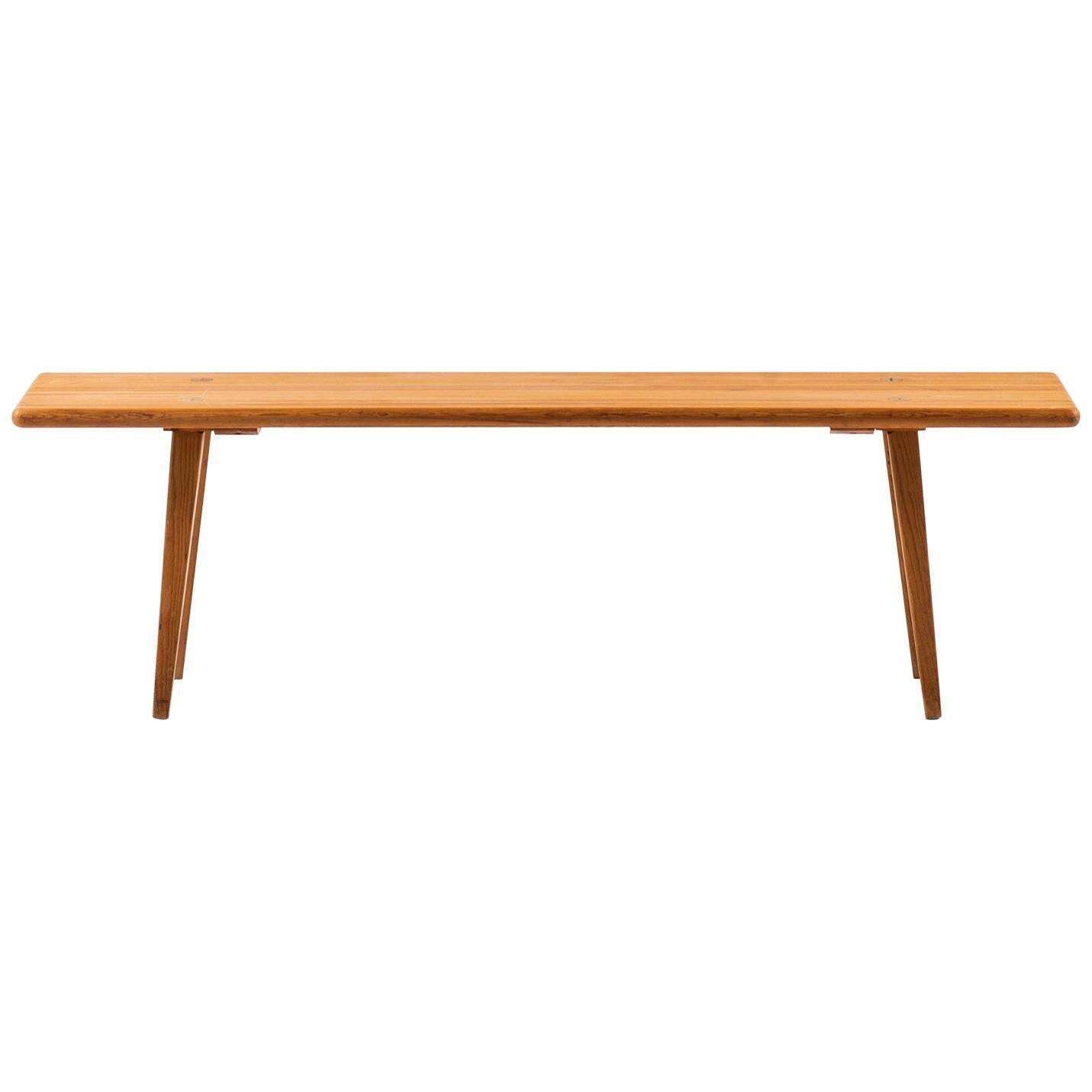 Carl Malmsten Bench Model Visingsö Produced By Svensk Fur In Sweden