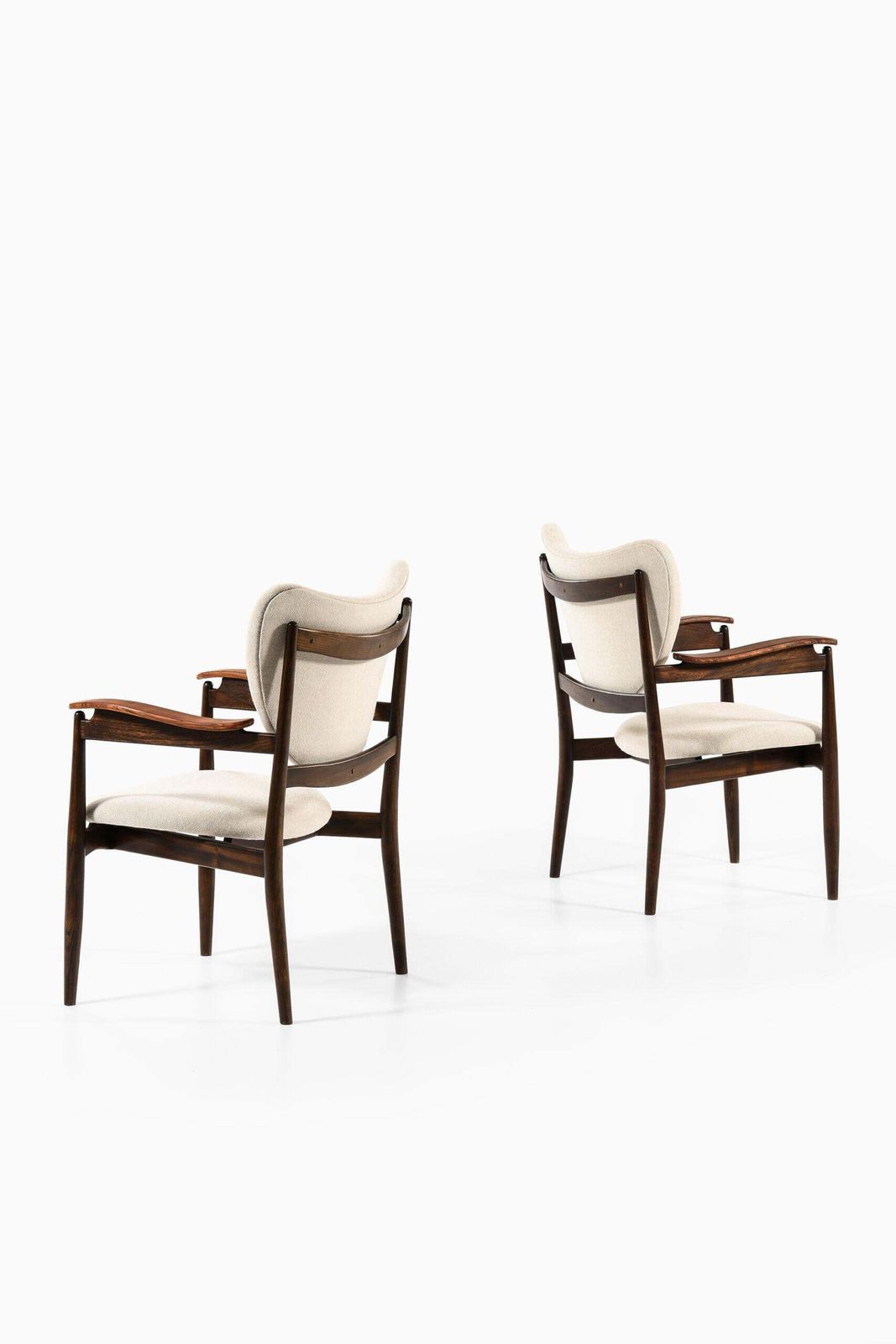 photo for sale Finn Juhl Armchairs Produced By Søren Willadsen Møbelfabrik In Denmark