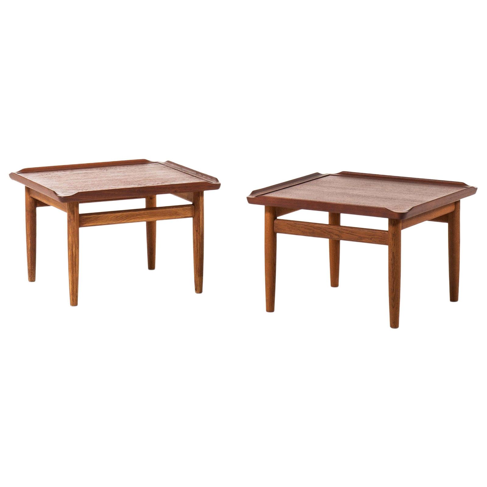 Kurt østervig Side Tables Produced By Jason Møbler In Denmark