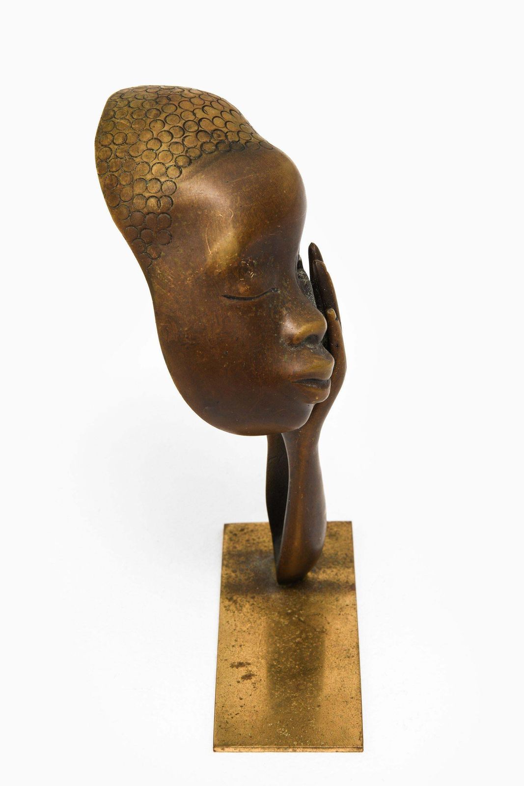 Sculpture In Brass By Karl Hagenauer, 1950's photo Art