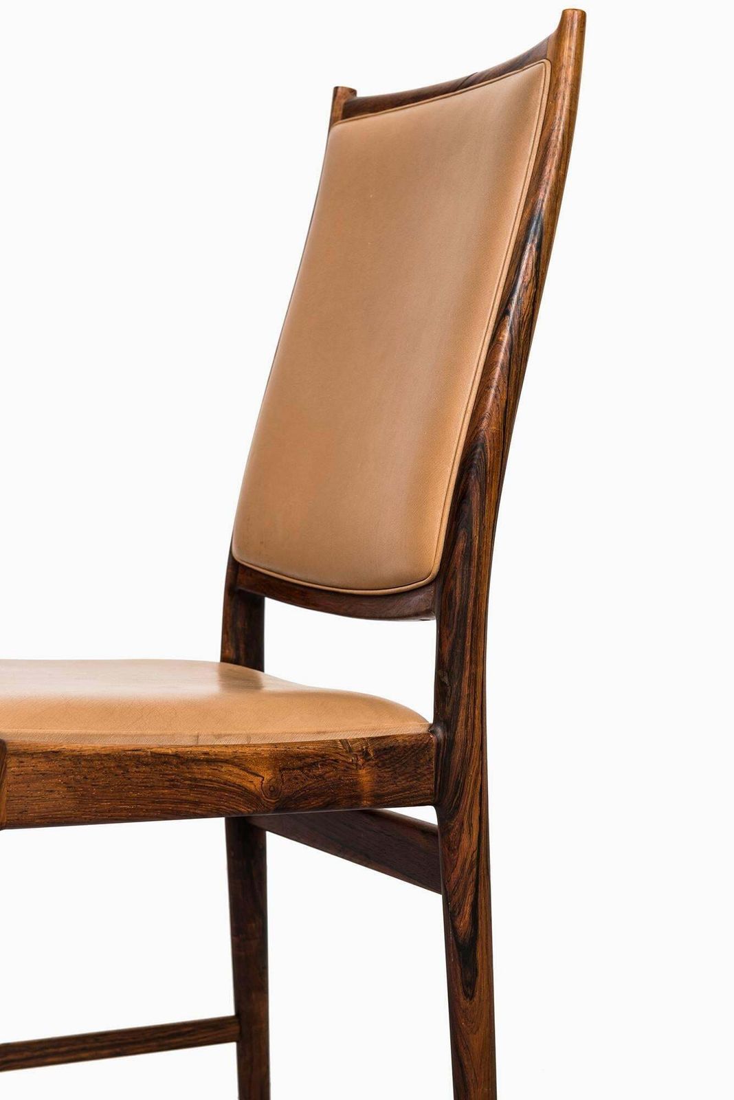 Torbjørn Afdal High Back Dining Chairs Model Darby By Nesjestranda Møbelfabrik photo for sale