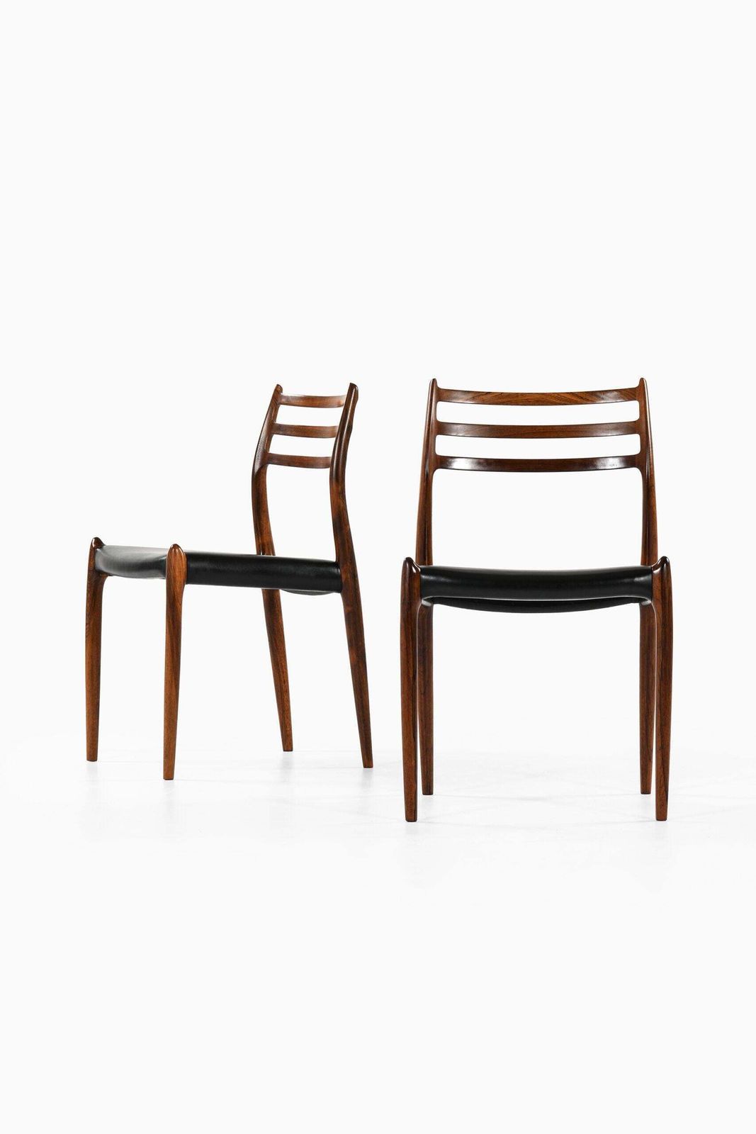 Niels O. Møller Dining Chairs Model 78 Produced By J.L Møllers Møbelfabrik photo furniture