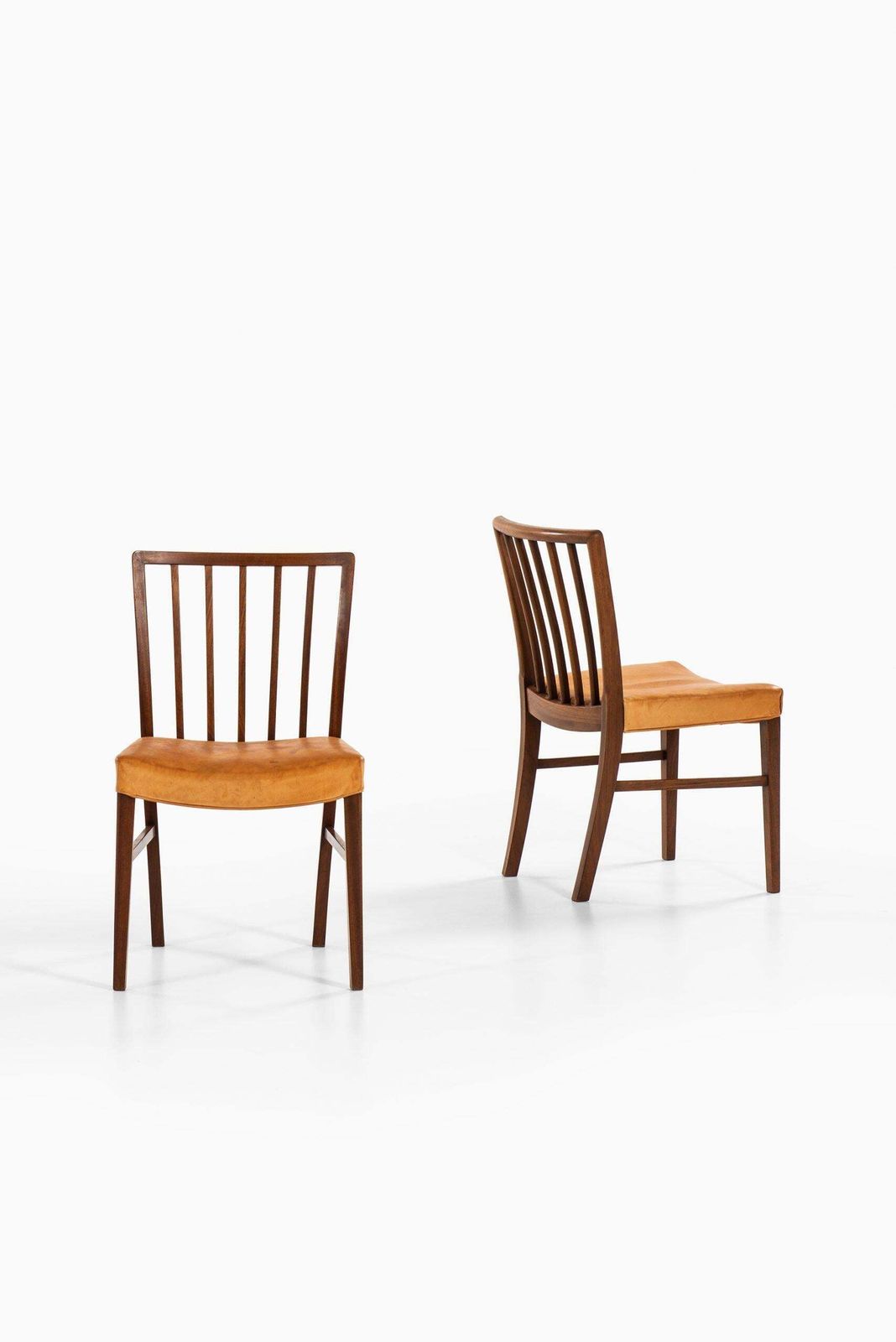 Frits Henningsen Dining Chairs By Cabinetmaker Frits Henningsen In Denmark photo furniture