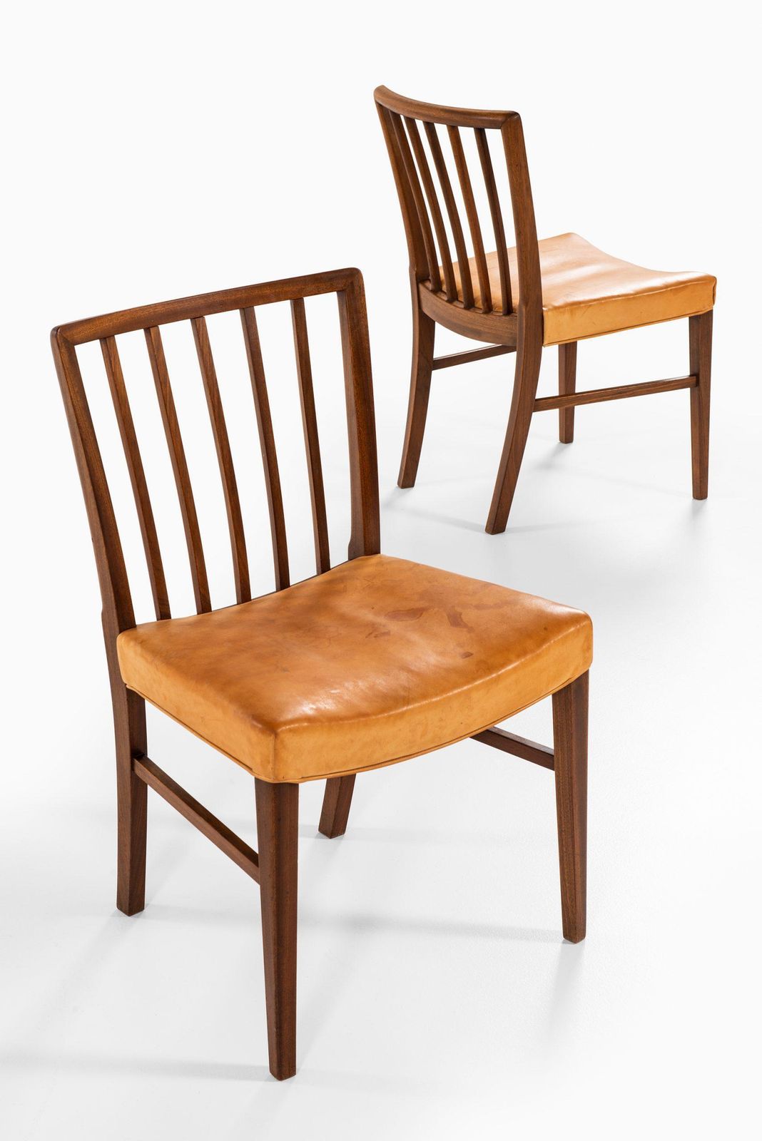 Frits Henningsen Dining Chairs By Cabinetmaker Frits Henningsen In Denmark photo Furniture