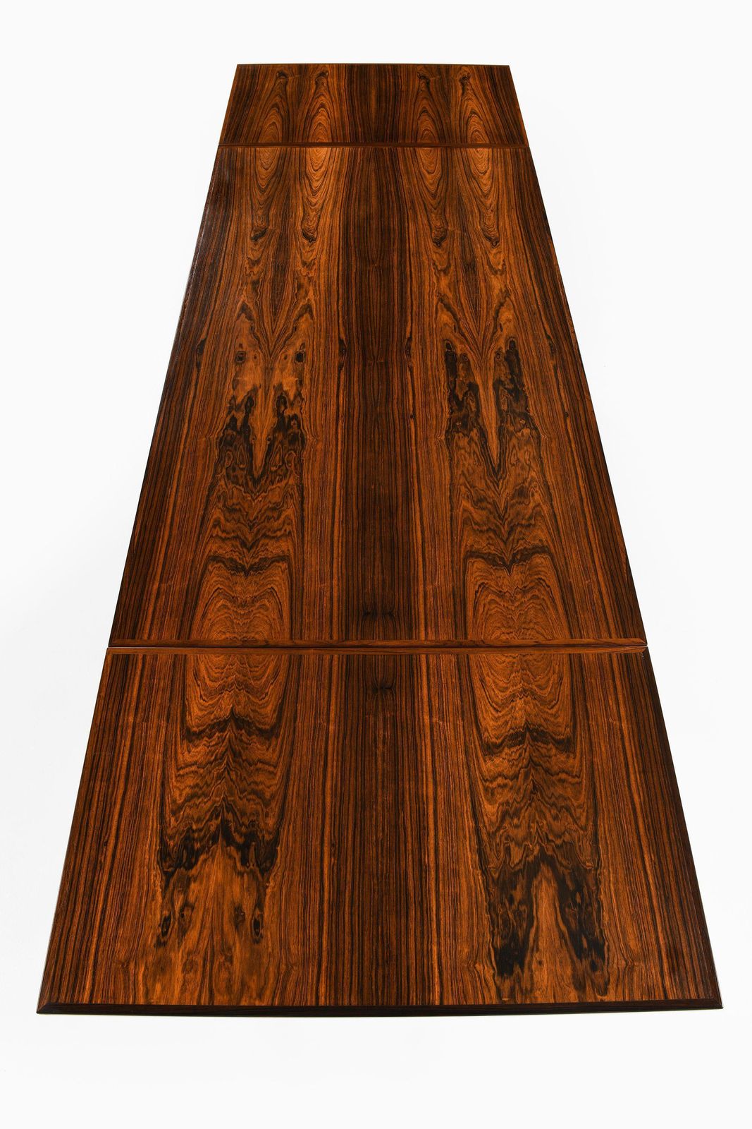 Dining Table In Rosewood And Steel By Hans Wegner, 1960s photo Furniture