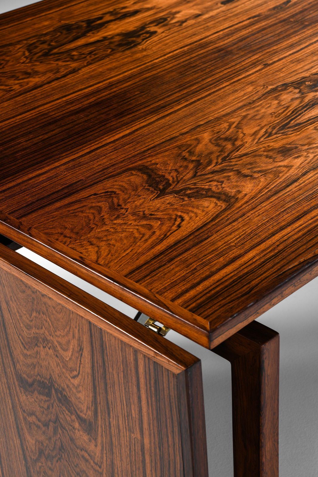 Dining Table In Rosewood And Steel By Hans Wegner, 1960s photo 42042.0