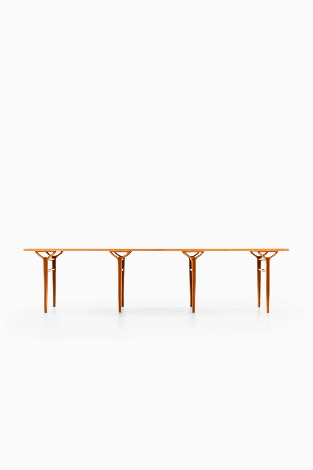 Peter Hvidt & Orla Mølgaard Nielsen Library Table Produced By Fritz Hansen photo for sale