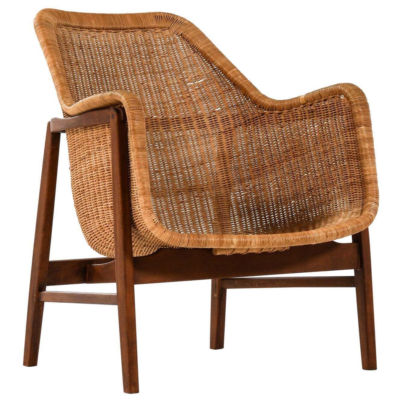 Bertil Fridhagen Easy Chair Produced By Bodafors