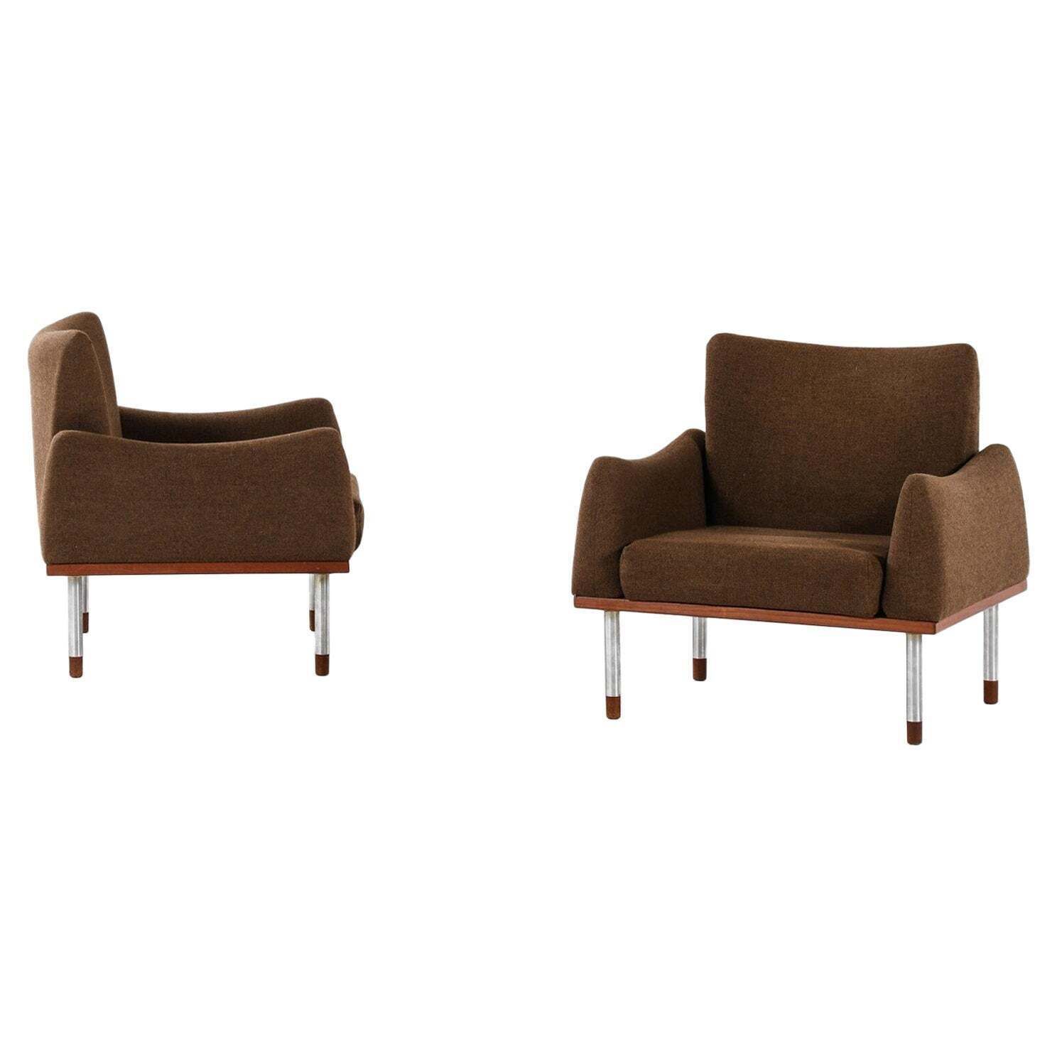 Nanna Ditzel & Illum Wikkelsø Easy Chairs By Søren Willadsen Møbelfabrik