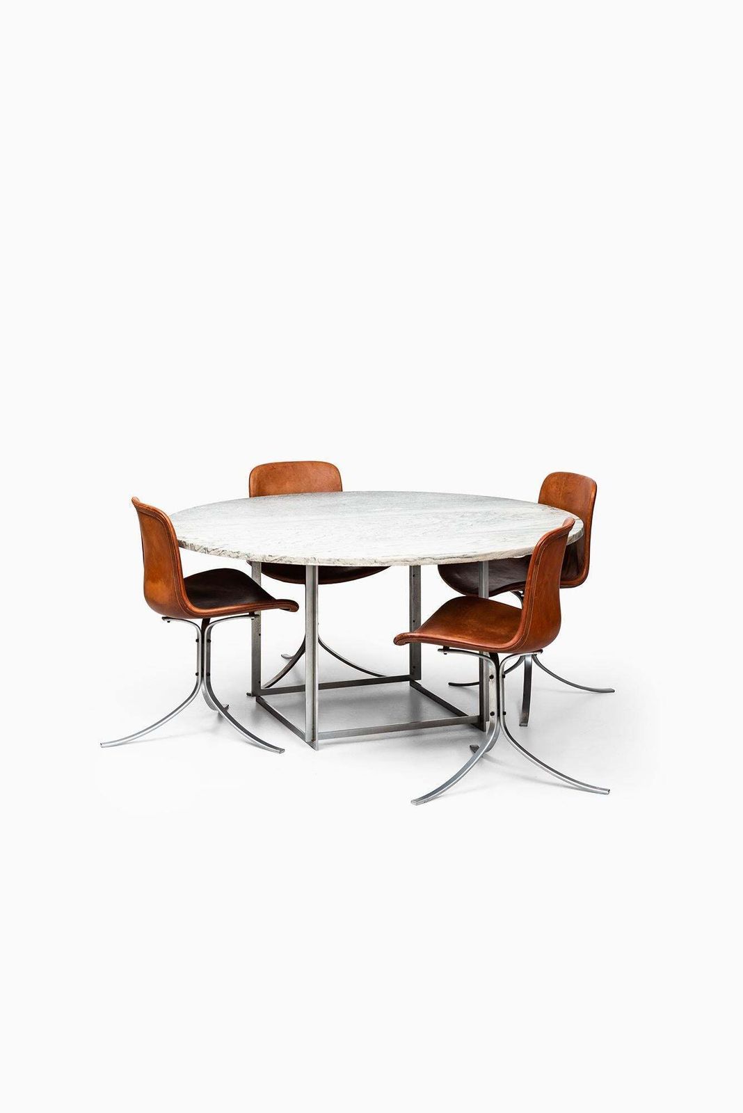 Poul Kjaerholm Pk 54 Dining Table By E. Kold Christensen In Denmark photo furniture