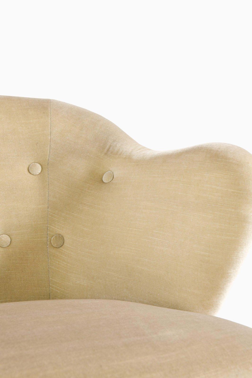 Sofa In Ash Legs With Original Velvet Mohair Fabric By Flemming Lassen, 1940's photo 16562.0