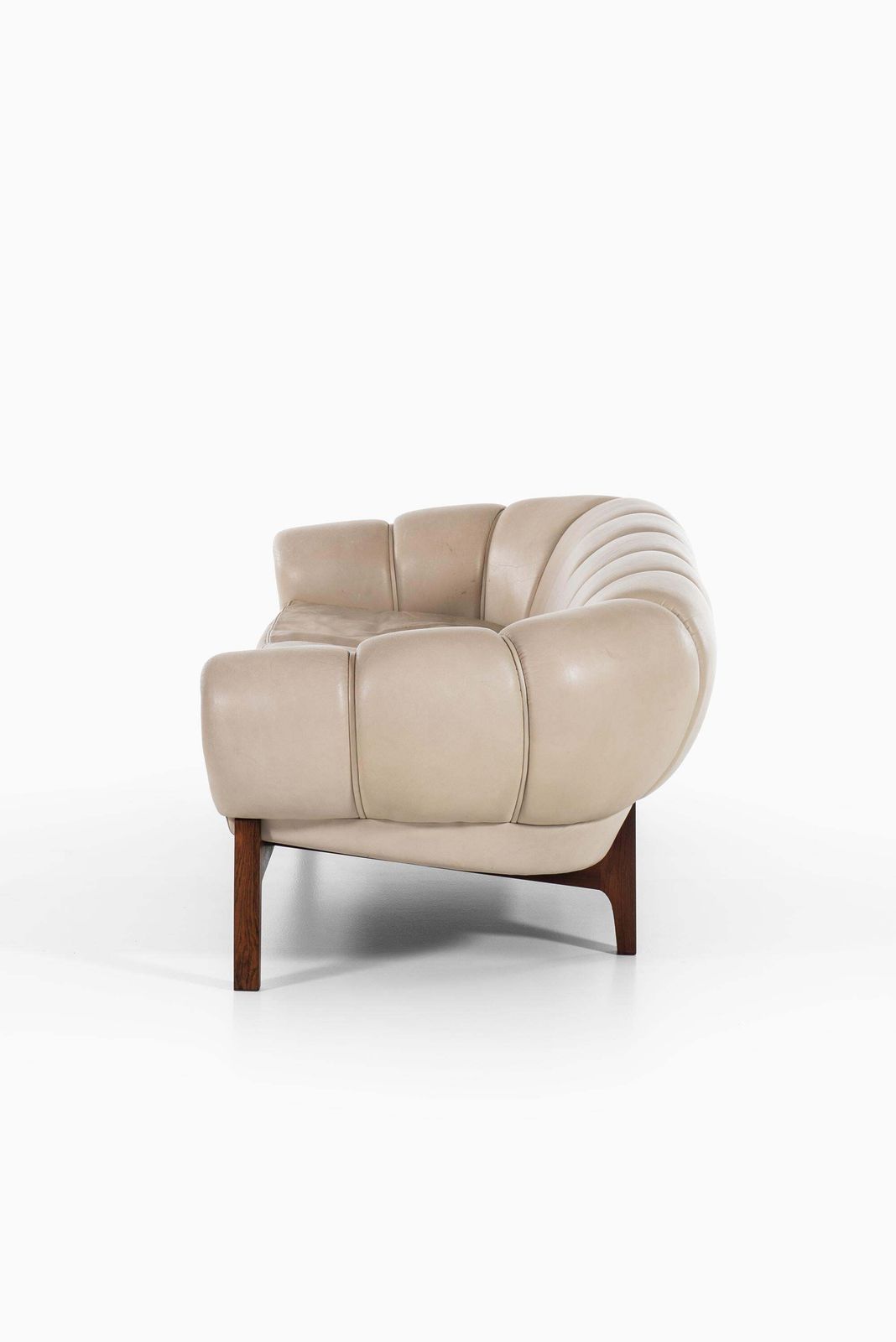 Illum Wikkelsø Sofa Model Croissant Produced By Holger Christiansen In Denmark photo vintage