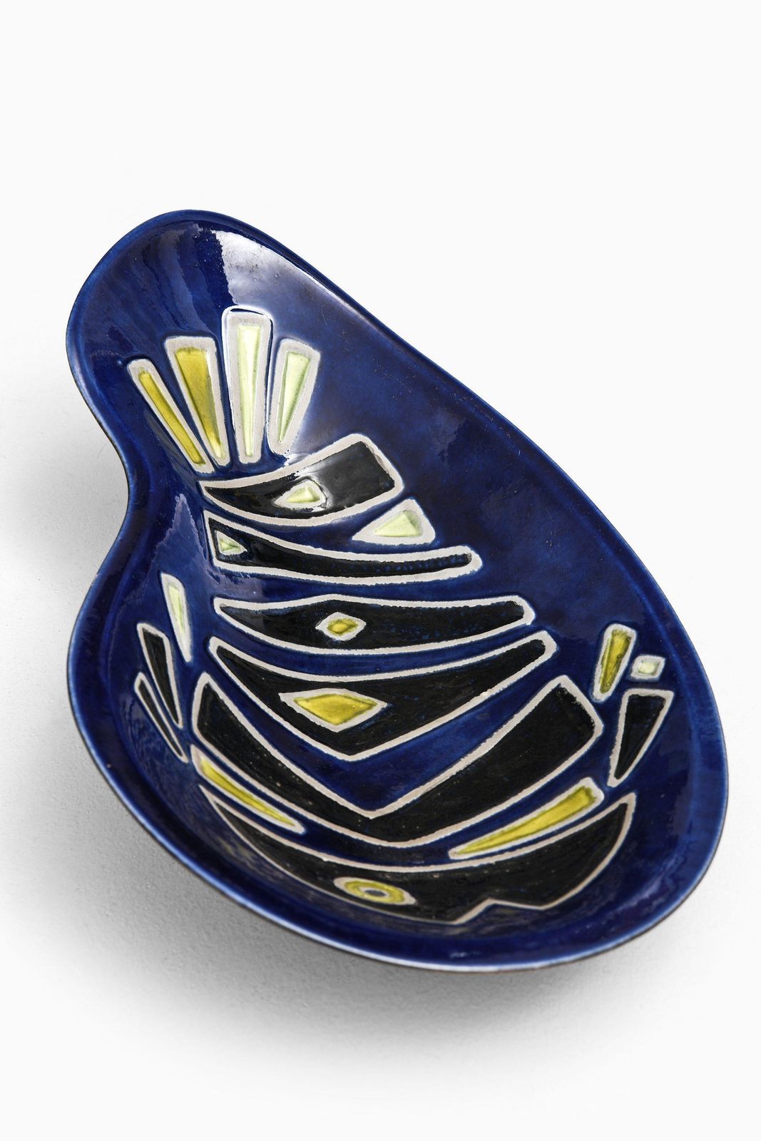 Rare Ceramic Bowl / Tray By Carl Harry Stålhane, 1950’s photo for sale