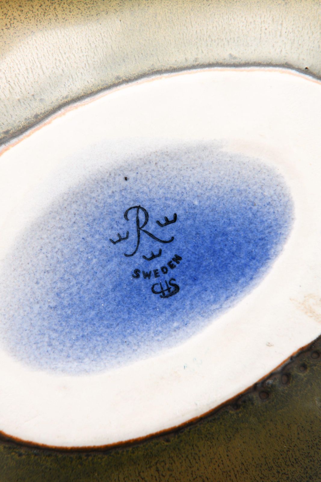 Rare Ceramic Bowl / Tray By Carl Harry Stålhane, 1950’s photo Home Decor