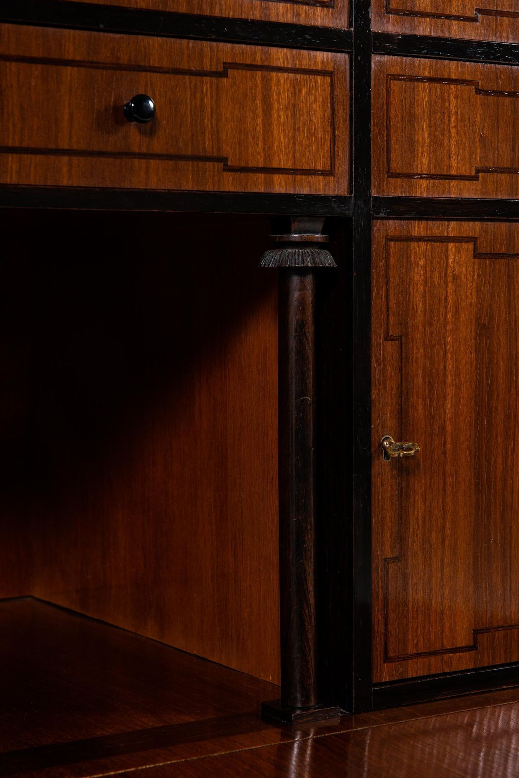 Nils öfverman Cabinet Or Secretaire By Carpenter L. Löfberg In Sweden photo vintage
