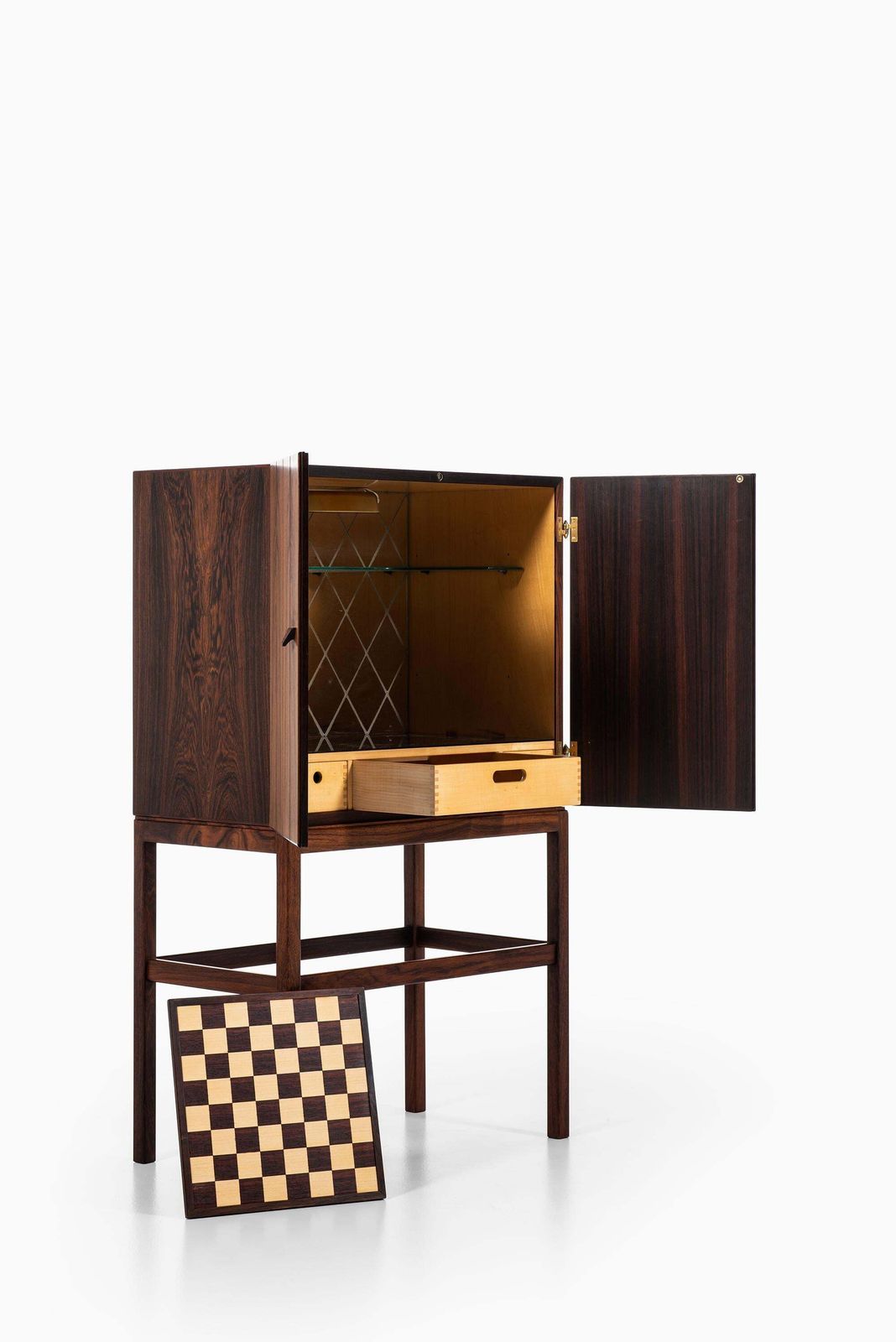 photo vinterior Kurt østervig Bar Cabinet Produced By K.P. Møbler In Denmark