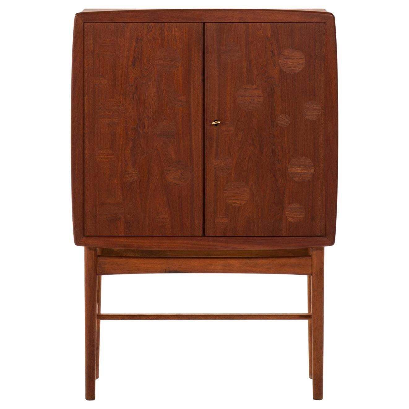 Tove & Edward Kindt Larsen Bar Cabinet Produced By Gustav Bertelsen In Denmark