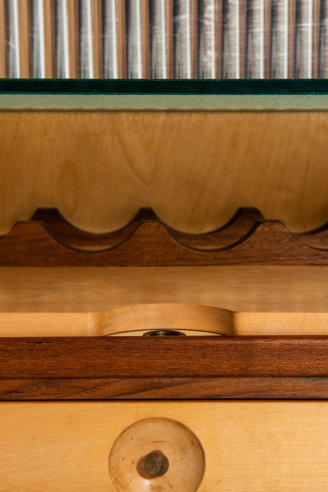 Tove & Edward Kindt Larsen Bar Cabinet Produced By Gustav Bertelsen In Denmark photo for sale