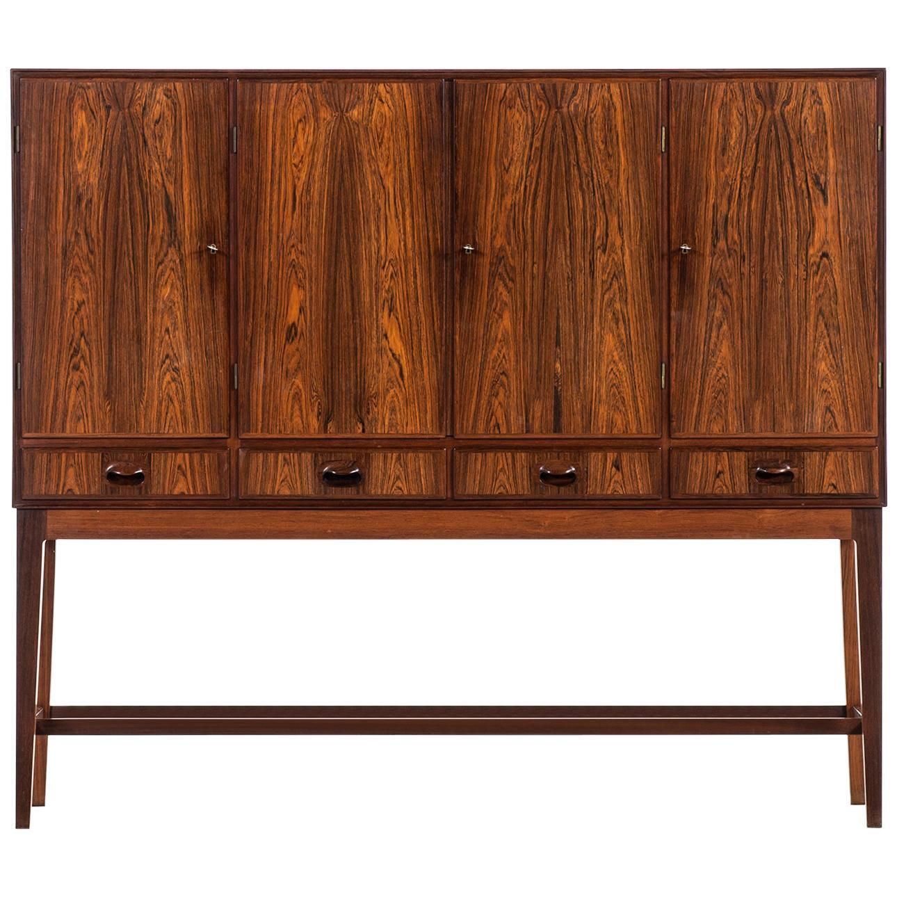 Helge Vestergaard Jensen Cabinet Produced By Peder Pedersen In Denmark