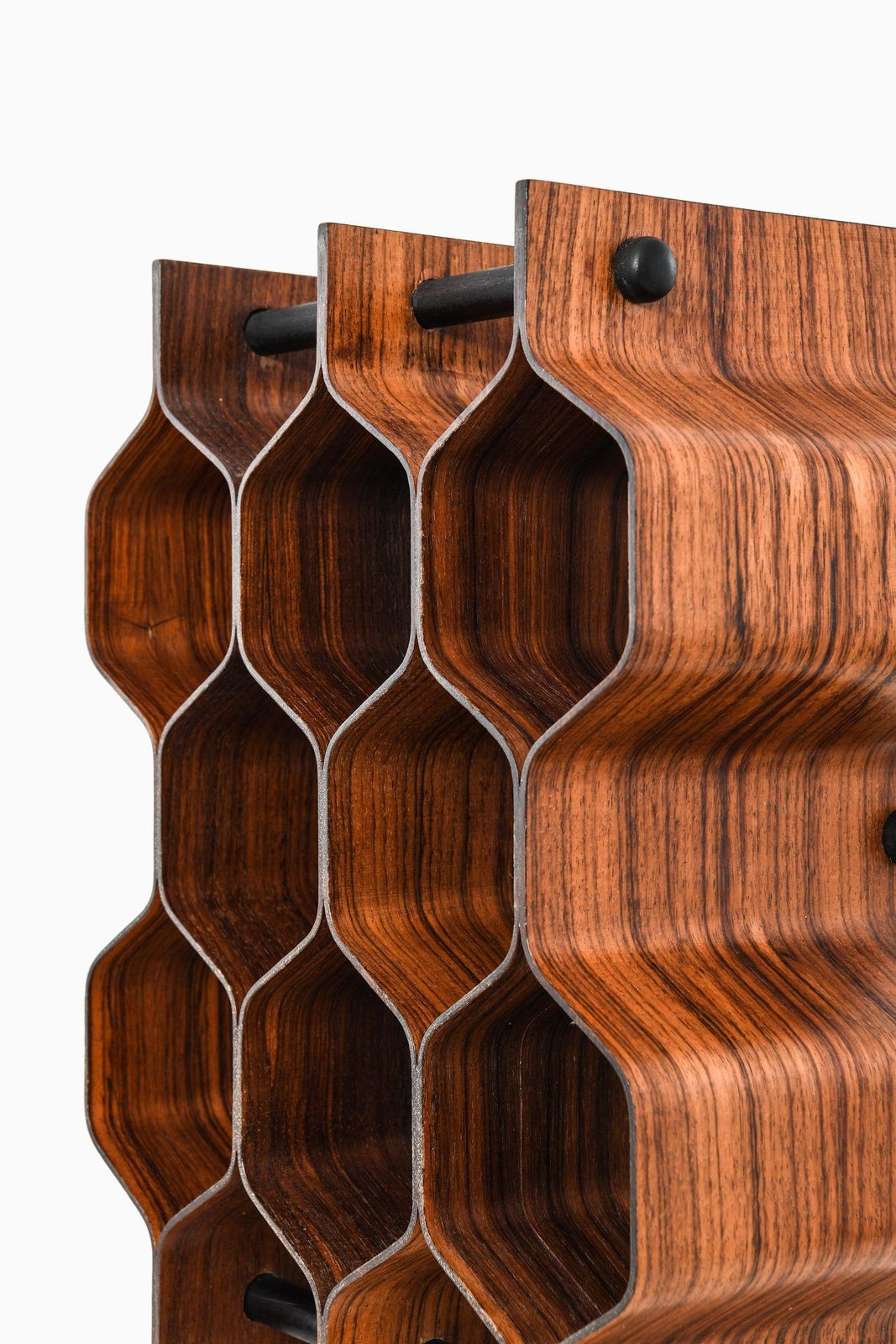 Wine Rack / Bottle Stand In Rosewood By Torsten Johansson, 1950's photo Furniture