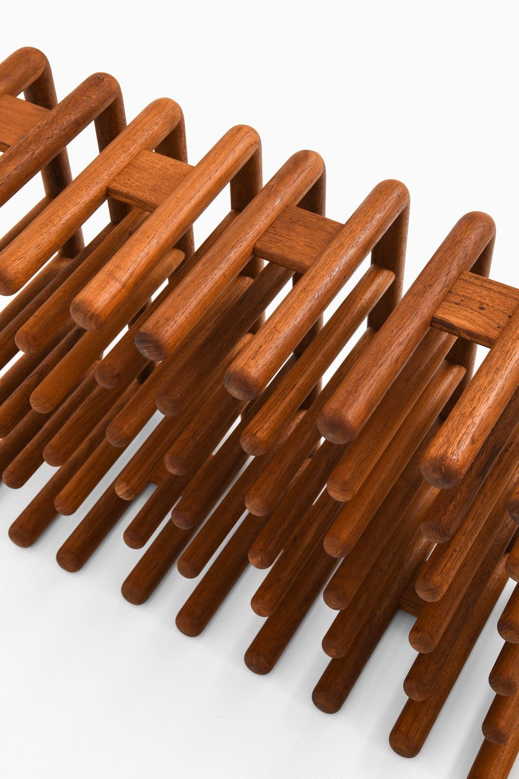 Set Of 5 Wine Racks / Bottle Stands In Teak, 1950's photo 2973.0