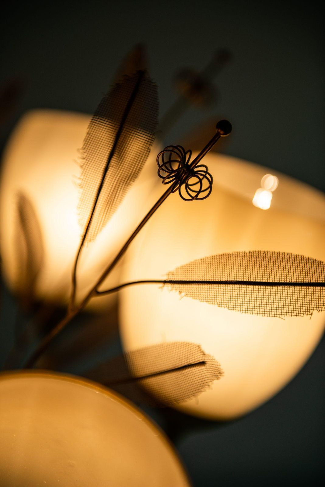 photo for sale Paavo Tynell Ceiling Lamp Model 9020/6 Produced By Taito Oy In Finland