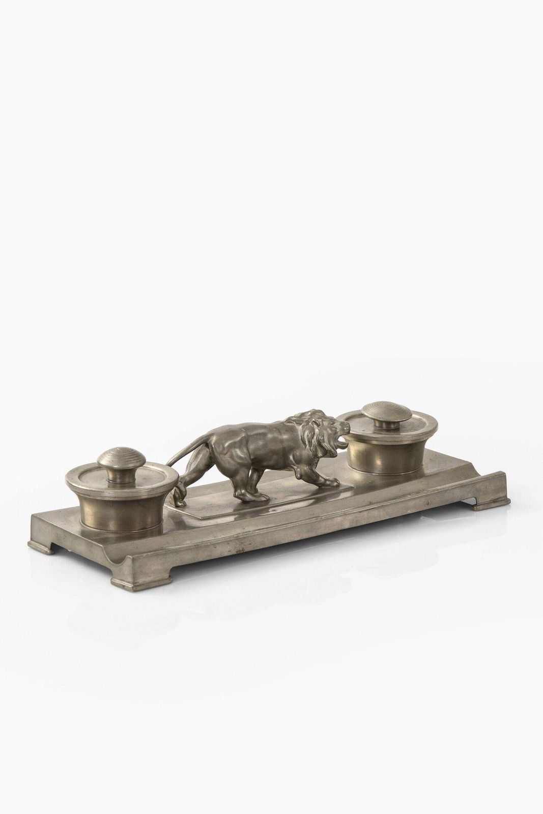 Nils Fougstedt Ink Stand Produced By Fabriksaktiebolaget Kronsilver In Sweden photo for sale