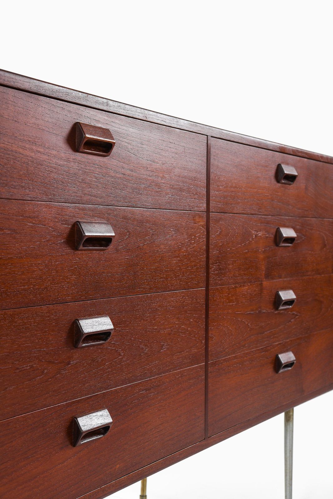 Sideboard/Bureau In Teak And Steel By Børge Mogensen, 1950s photo vinterior