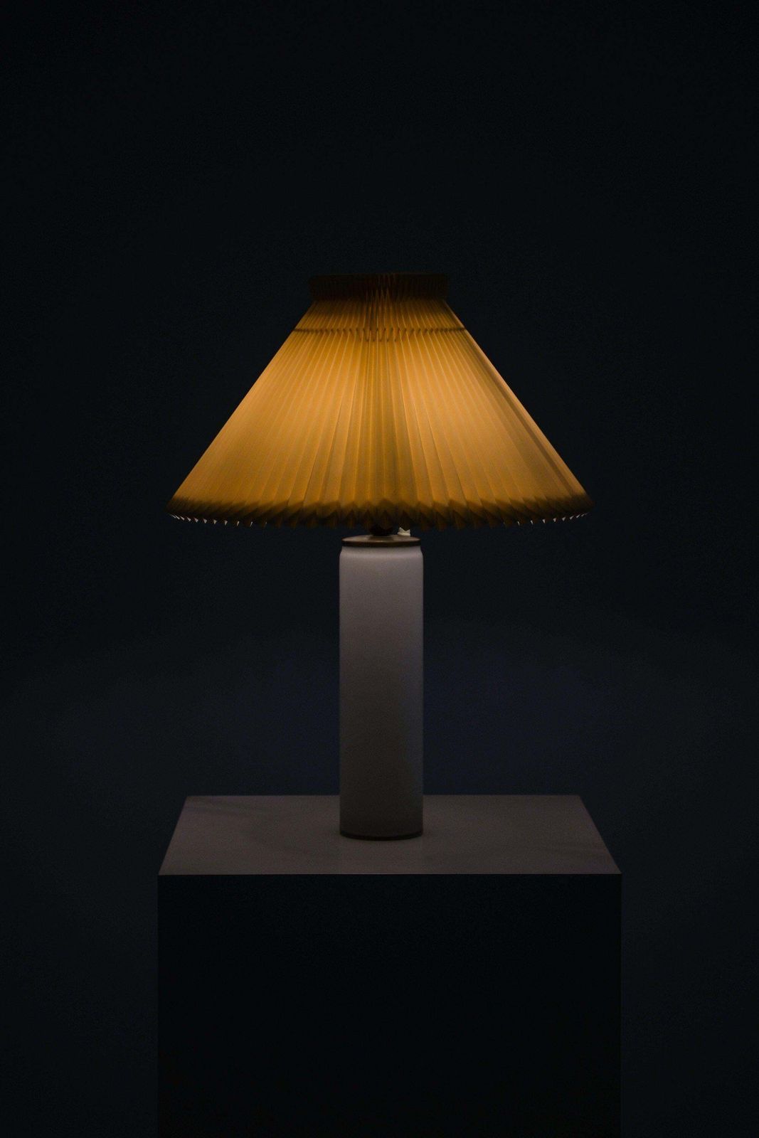 Table Lamp In Brass And Frosted Glass By Uno And östen Kristiansson, 1960's photo Lighting