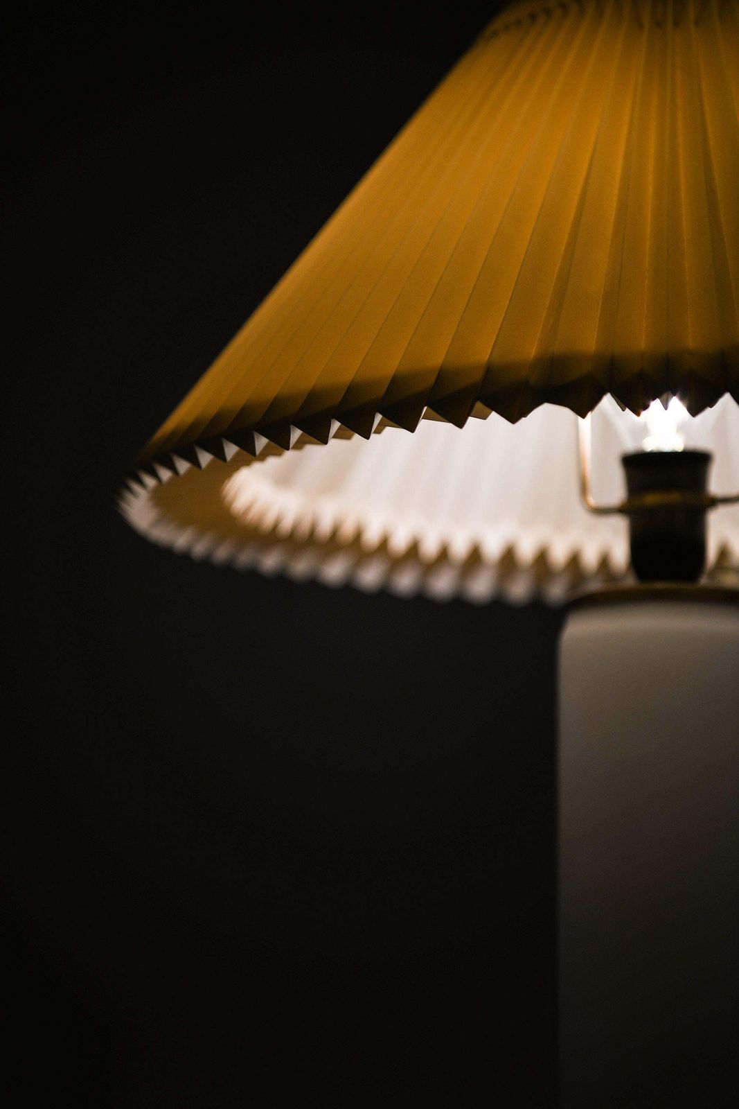 Table Lamp In Brass And Frosted Glass By Uno And östen Kristiansson, 1960's photo 2123.0