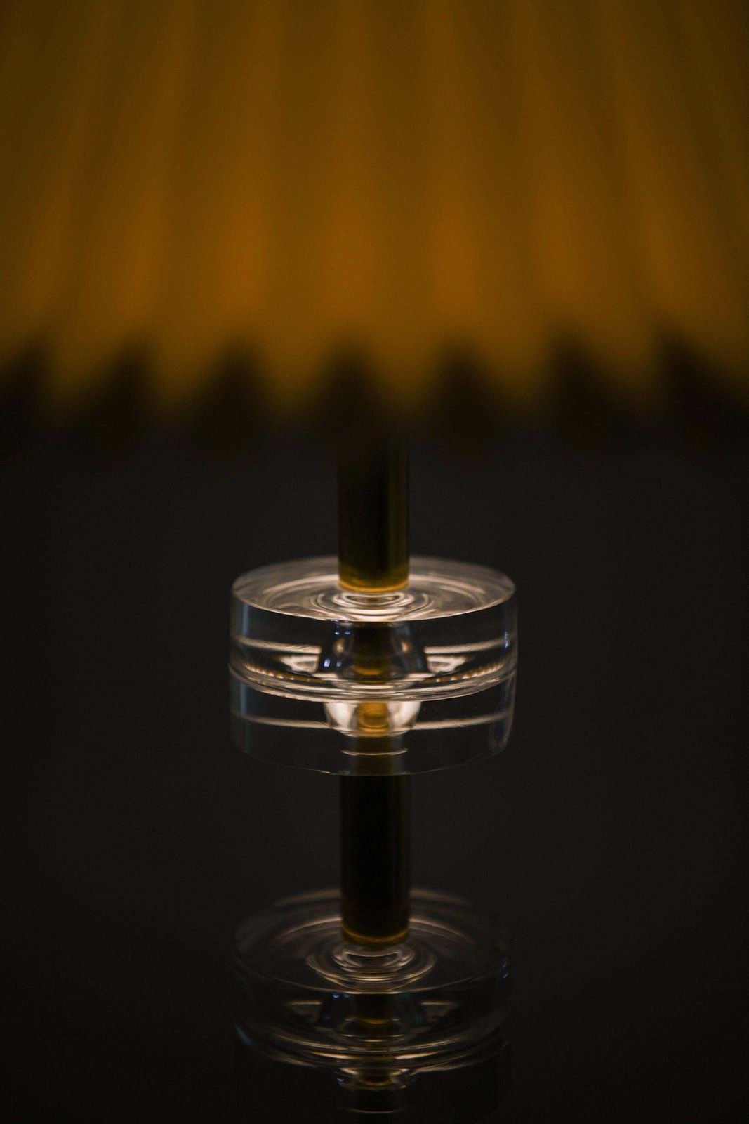 Table Lamp In Brass And Glass By Carl Fagerlund, 1960′S photo vinterior