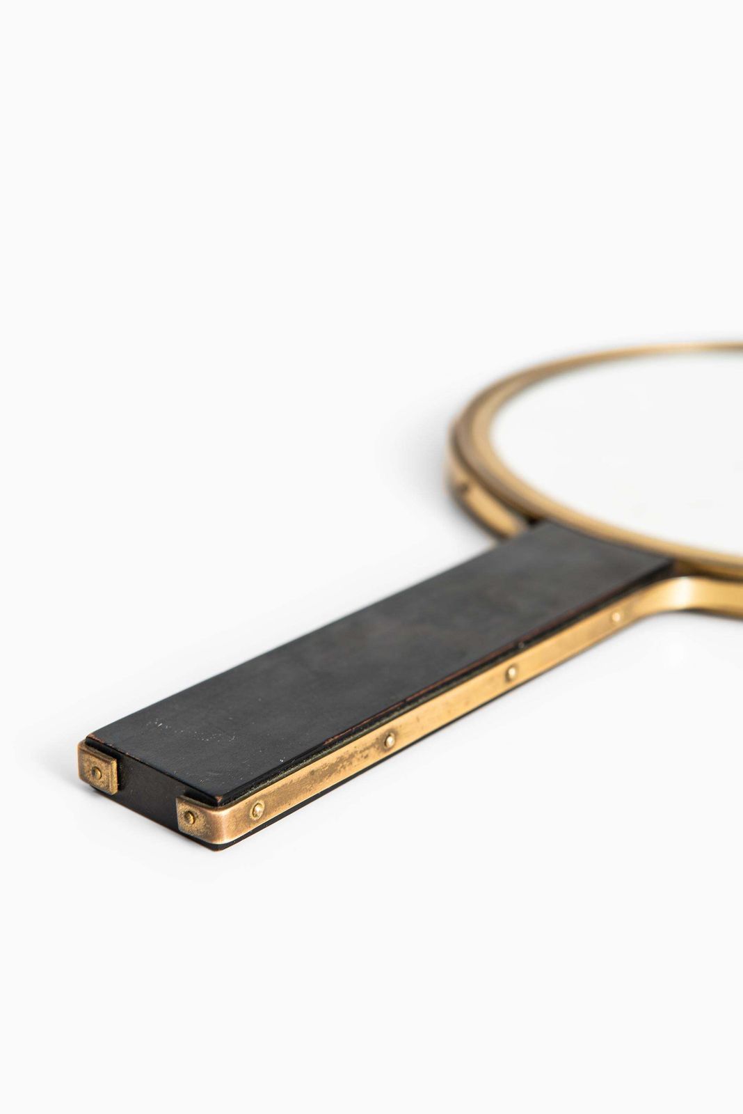 Hand Mirror In Brass In The Manner Of Ivar ålenius Björk photo furniture