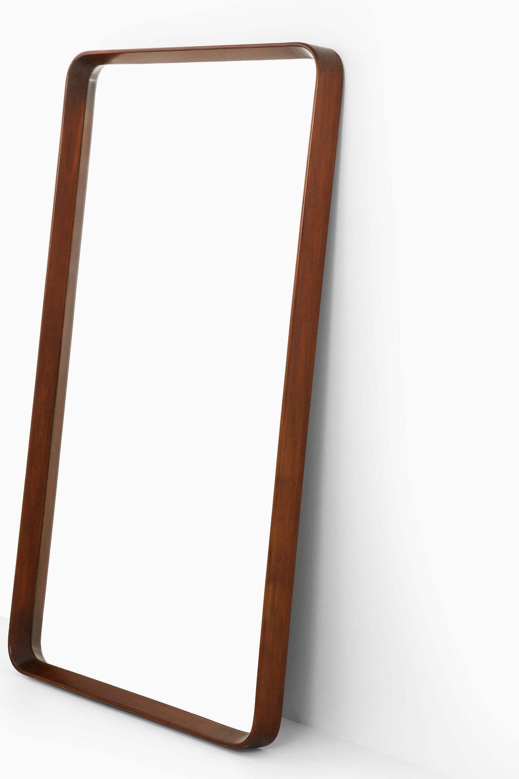 Rare Mid Century Large Mirror In Mahogany, 1940's photo furniture