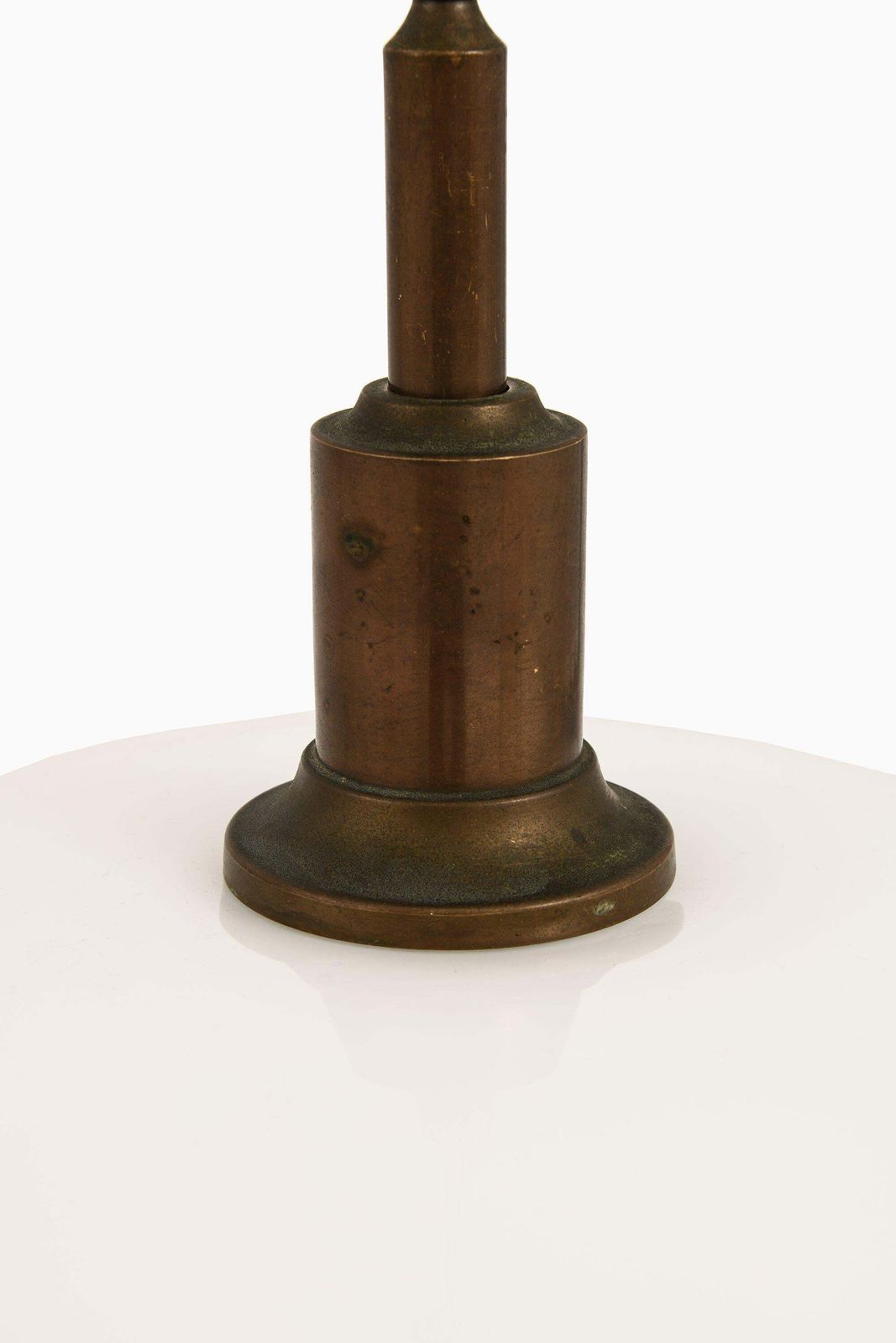Ceiling Lamp In Brass And Opaline Glass By Poul Henningsen, 1930's photo furniture