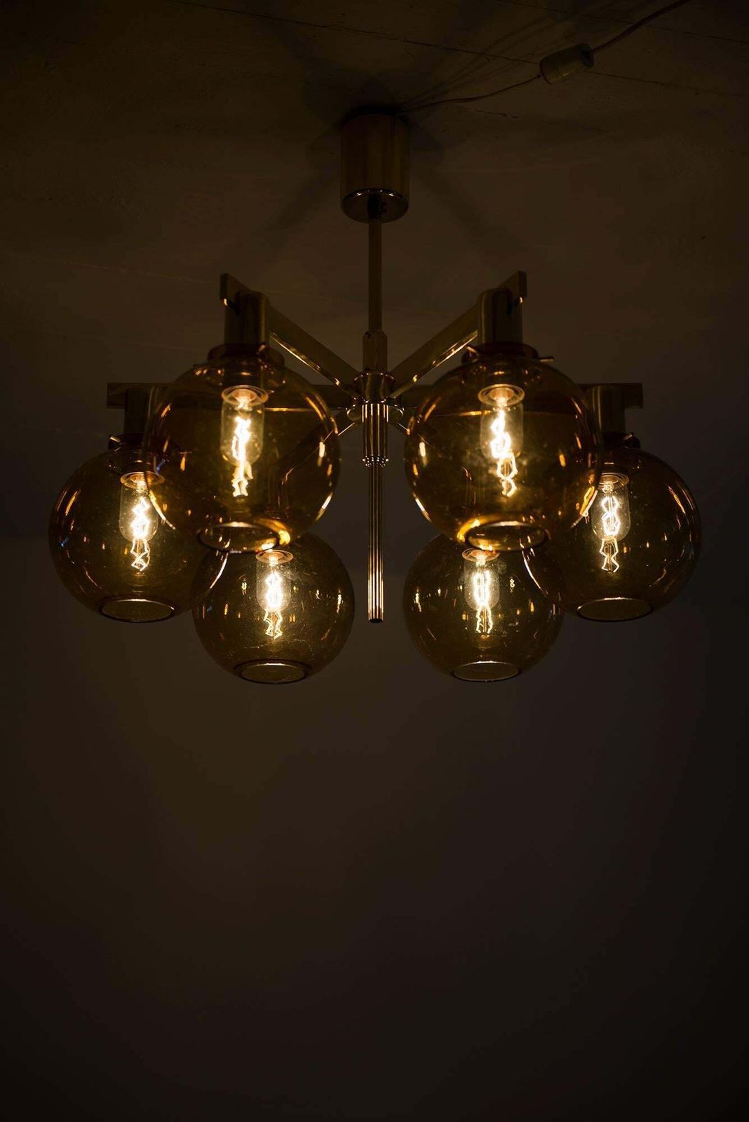 Hans Agne Jakobsson Ceiling Lamp Model T 348/6 By Hans Agne Jakobsson Ab photo vintage