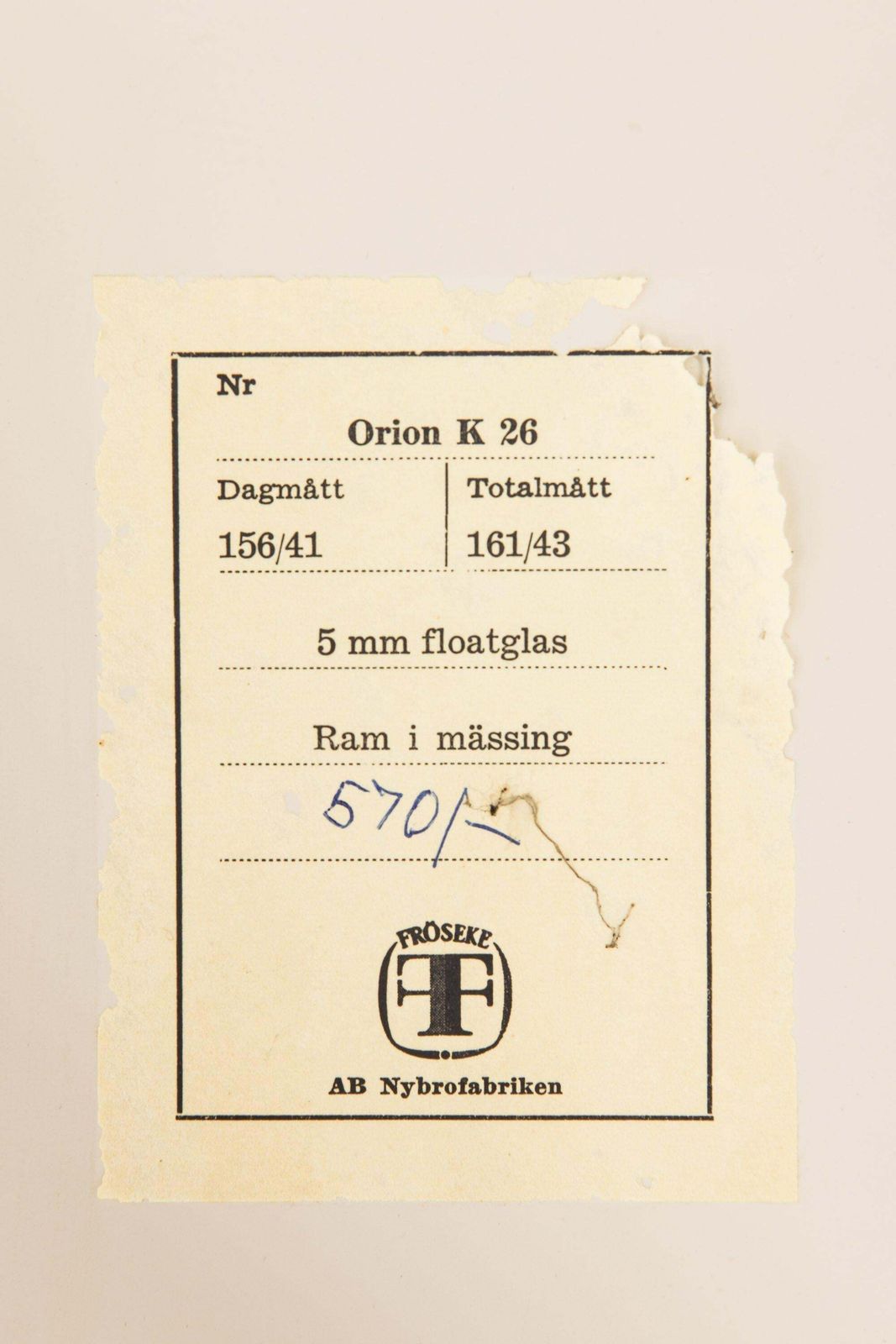 Very Rare Mirror In Brass By Fröseke Ab Nybrofabriken In Sweden, 1960's photo vinterior