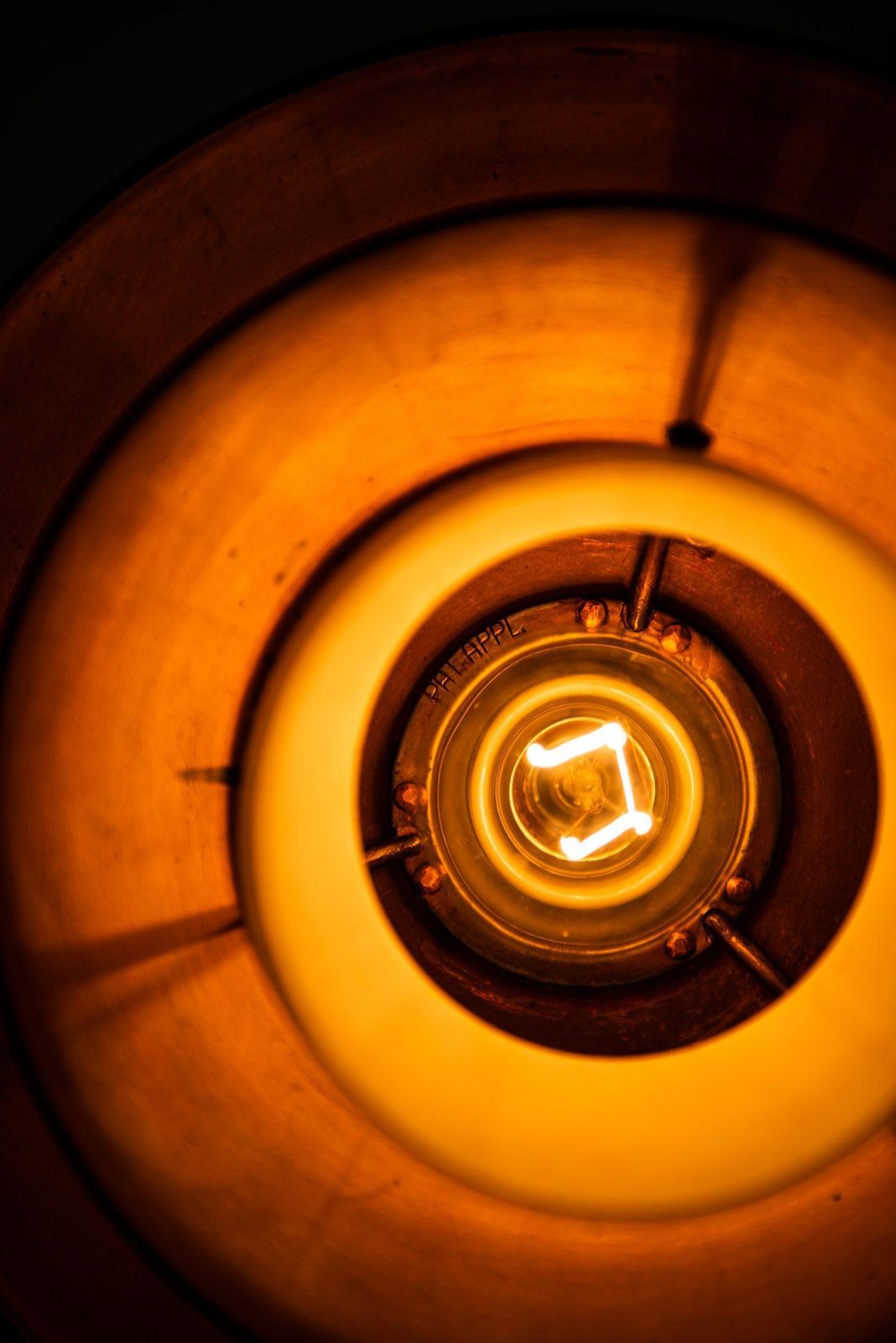photo furniture Poul Henningsen Ceiling Lamp Model Ph 3/3 Produced By Louis Poulsen In Denmark